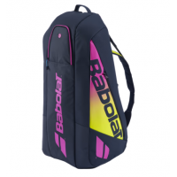 RAQUETEIRA BABOLAT PURE AERO RAFA RH12 - PRETO/ROXO/AMARELO